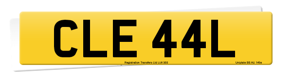 Registration number CLE 44L